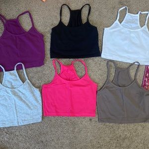 six amazon cropped tank tops
